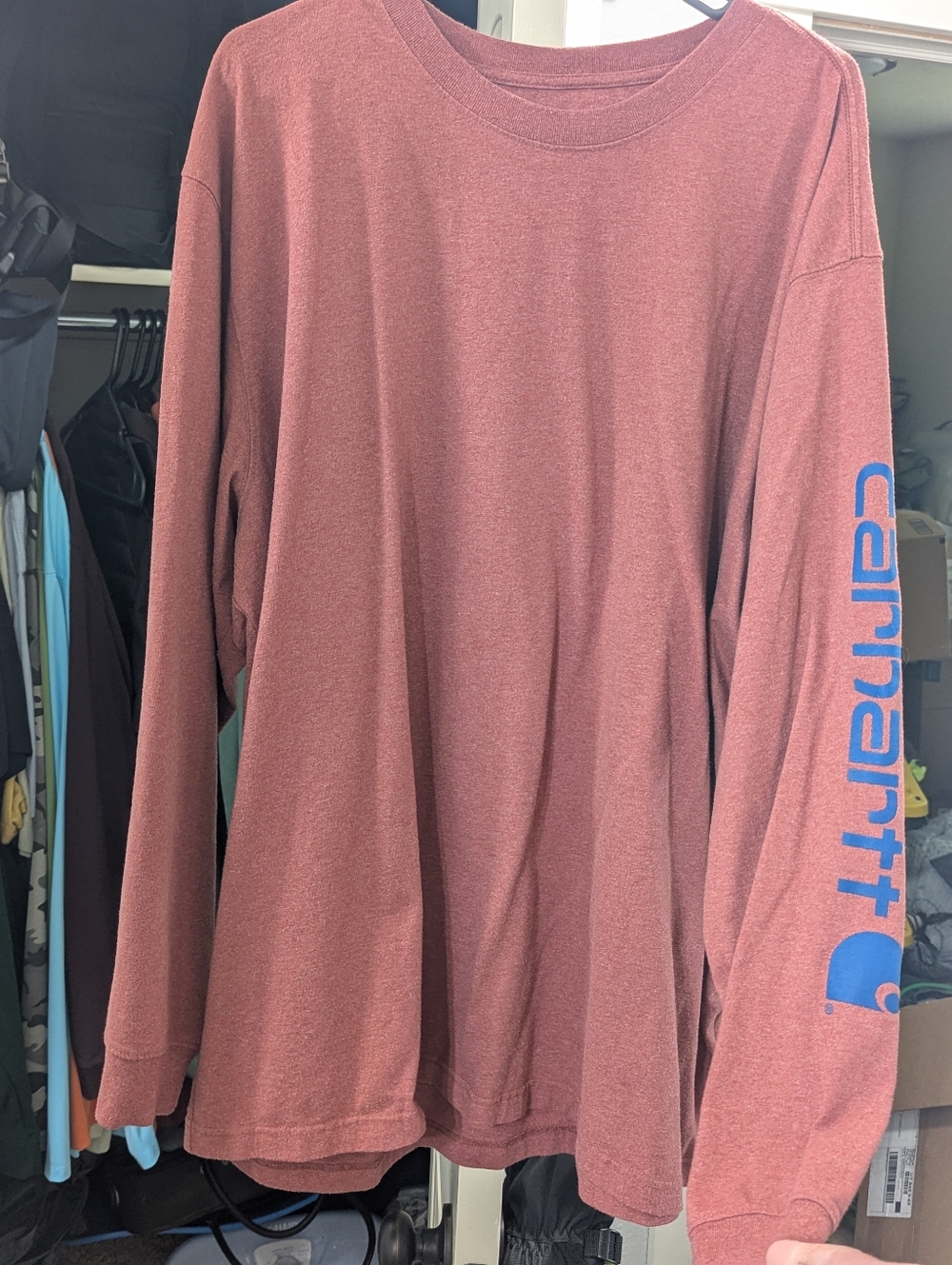 Mens 2XL Carhartt Long Sleeve T